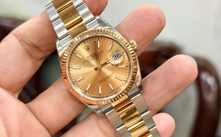 Rolex 126233 đờ mi vàng size 36 giá 268 triệu