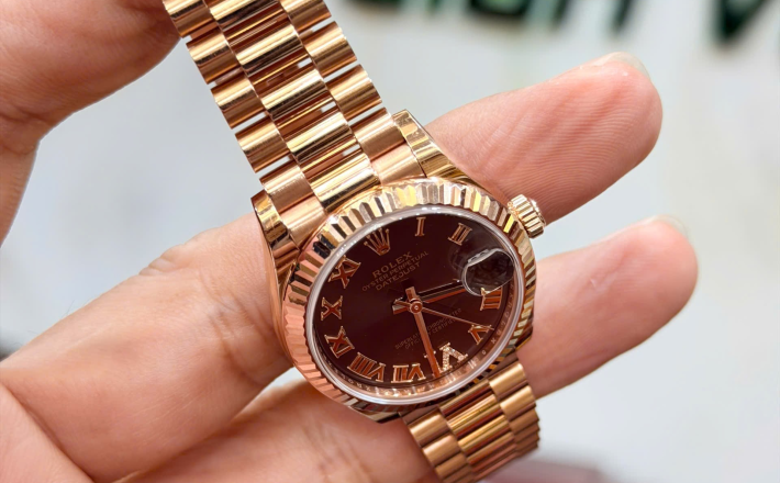 Rolex 278275 vàng hồng size 31 hộp sổ thẻ 2020 giá 999 triệu
