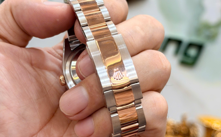 Rolex 116231 xà cừ tím cọc la mã rất ít gặp size 36 giá  235 triệu