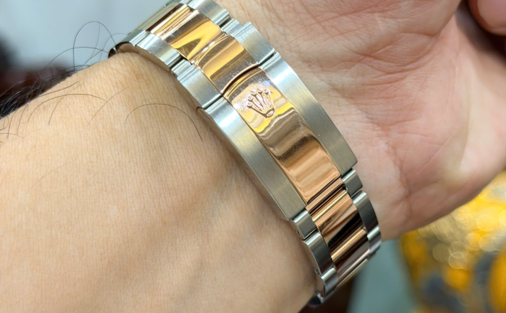 Rolex 116231 xà cừ tím cọc la mã rất ít gặp size 36 giá  235 triệu