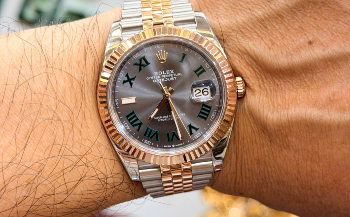 Rolex 126331 winbledon hộp sổ thẻ 2023 size 41 giá 455 triệu