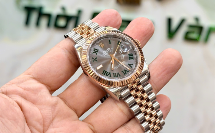 Rolex 126331 winbledon hộp sổ thẻ 2023 size 41 giá 455 triệu