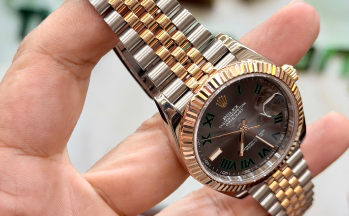 Rolex 126331 winbledon hộp sổ thẻ 2023 size 41 giá 455 triệu