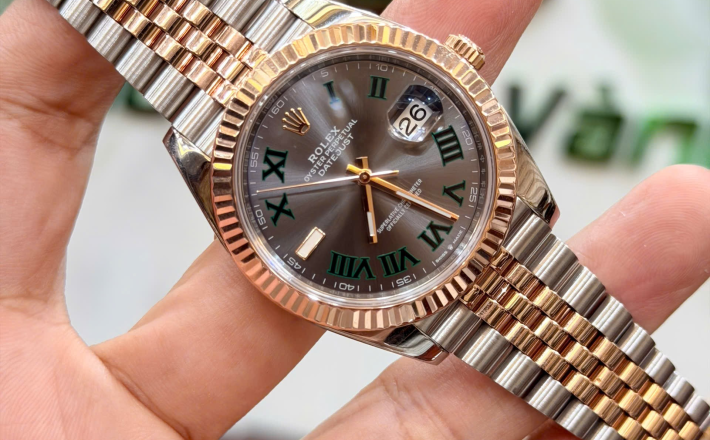 Rolex 126331 winbledon hộp sổ thẻ 2023 size 41 giá 455 triệu