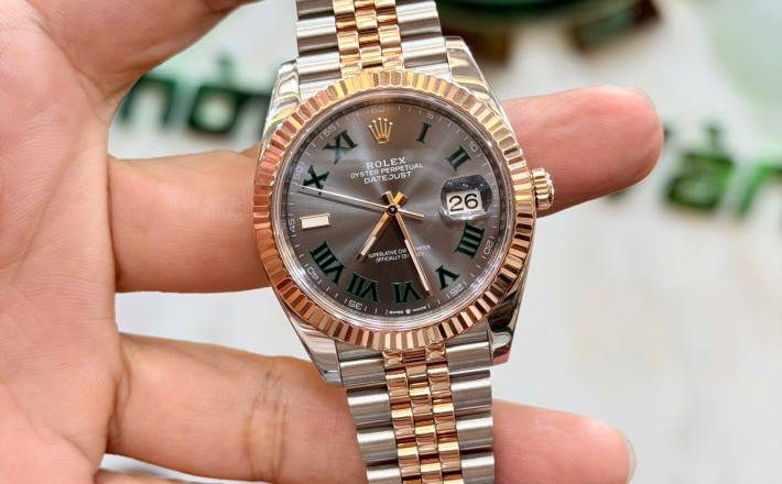 Rolex 126331 winbledon hộp sổ thẻ 2023 size 41 giá 455 triệu