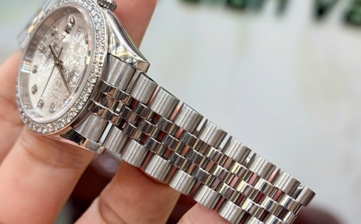 Rolex 116234 vi tính trắng niềng kim cương 2li option size 36 giá 208 triệu