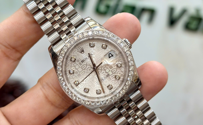 Rolex 116234 vi tính trắng niềng kim cương 2li option size 36 giá 208 triệu