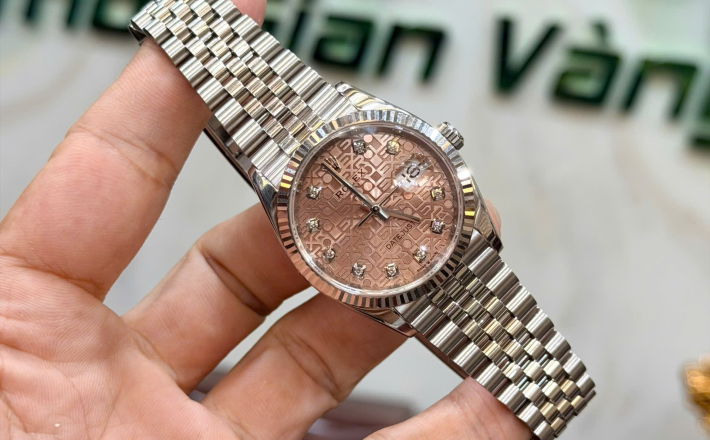 Rolex 126234 vi tính cá hồi size 36 hộp thẻ 2019 giá 308 triệu