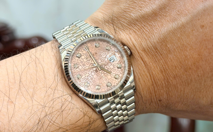 Rolex 126234 vi tính cá hồi size 36 hộp thẻ 2019 giá 308 triệu