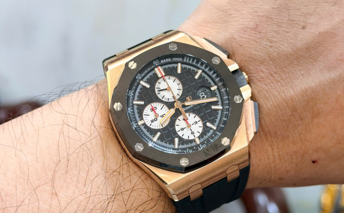 Quái thú Auderma Piguet ceramic size 44  zin nguyên bản giá 790 triệu
