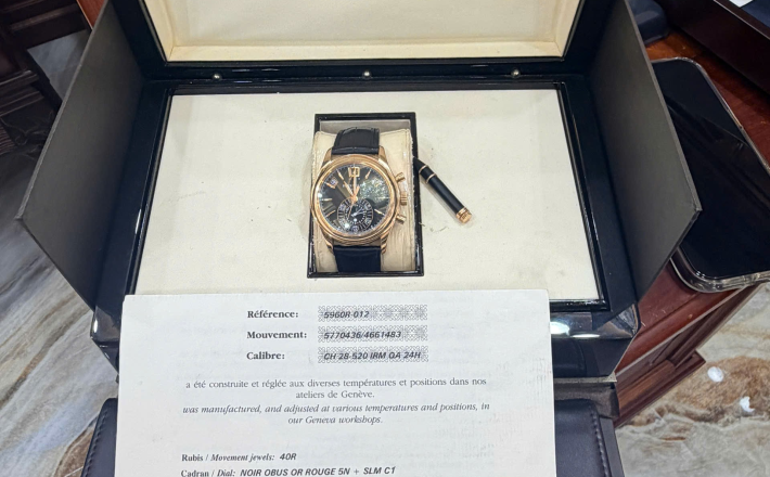 Siêu phẩm patekphilippe 5960R vàng hồng full set 2014 size 40,5 giá 1tỷ368 triệu