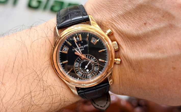 Siêu phẩm patekphilippe 5960R vàng hồng full set 2014 size 40,5 giá 1tỷ368 triệu