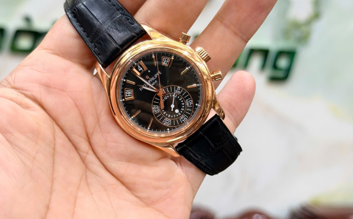 Siêu phẩm patekphilippe 5960R vàng hồng full set 2014 size 40,5 giá 1tỷ368 triệu