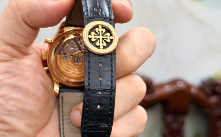 Siêu phẩm patekphilippe 5960R vàng hồng full set 2014 size 40,5 giá 1tỷ368 triệu