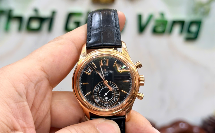 Siêu phẩm patekphilippe 5960R vàng hồng full set 2014 size 40,5 giá 1tỷ368 triệu