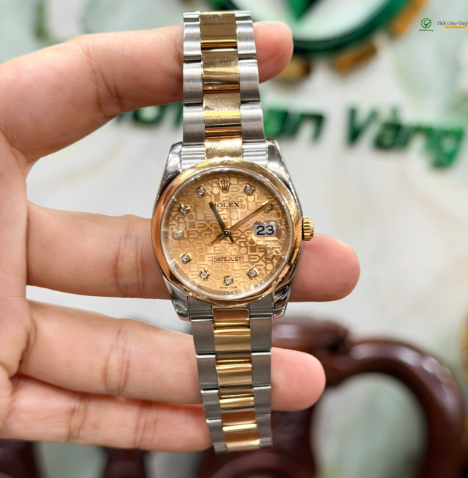 Rolex 116203 vi tính vàng chỉ có đồng hồ giá 212 triệu