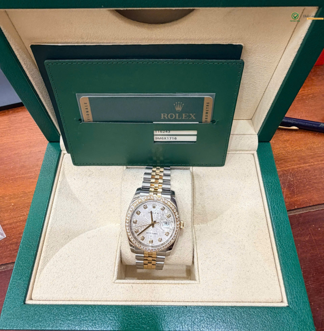 Rolex 116243  size 36 2013 hộp sổ thẻ giá  308 triệu